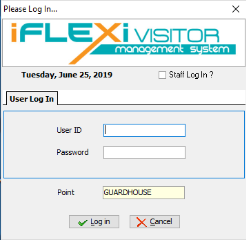 VMS-Login-Screen